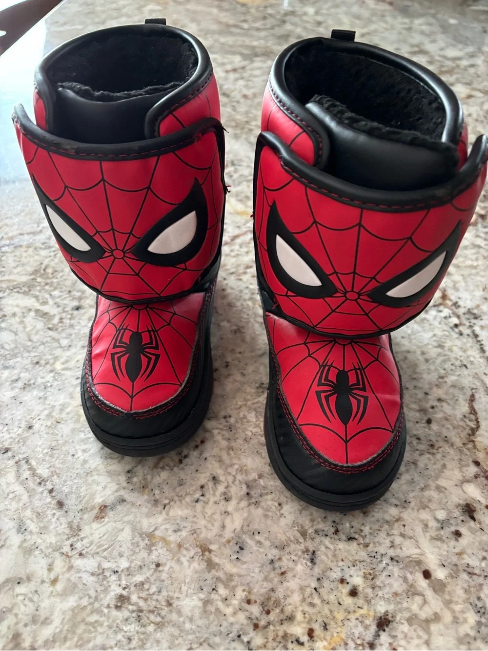Marvel Red and Black Spider-Man Kids Costume Boots